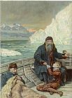 Famous Hudson Paintings - Henry Hudson is Cast Adrift